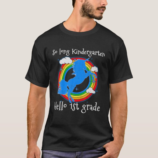 Camiseta Niños de 1° Grado: Arcoiris Unico (Anverso)