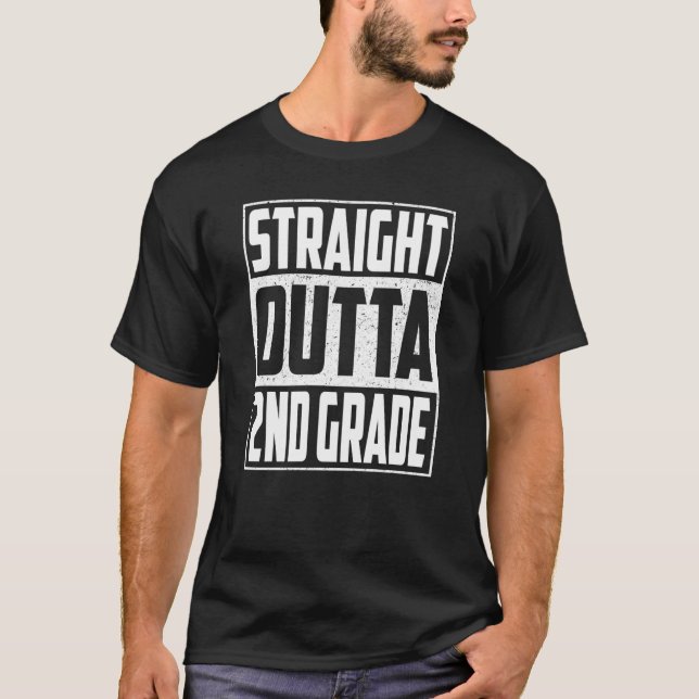 Camiseta Niños de 2º grado de Graduación Directamente Salie (Anverso)
