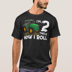 Camiseta Niños De 2 Años Así Es Como Giro Tractor De 2 Años