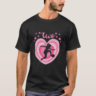 Camiseta Niños De 2 Años De Edad Chica De Cumpleaños De Fút