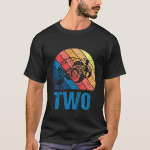 Camiseta Niños de 2 años de edad Monstruo de cumpleaños Niñ