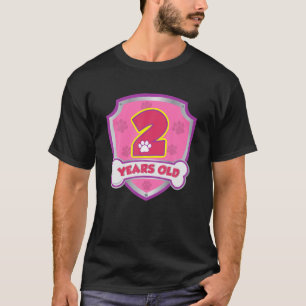 Camiseta Niños De 2 Años De Edad Segundo Cumpleaños Patr