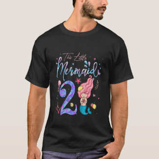 Camiseta Niños De 2 Años Esta Sirenita Es Chica De Segundo