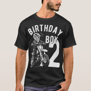 Camiseta Niños de 2 años Niño de cumpleaños Bicicleta Dirt