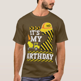 Camiseta Niños de 2 años Niño Es mi cumpleaños número 2 Con