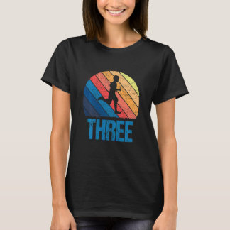 Camiseta Niños de 3 años corredor retro corredor corredor d