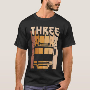 Camiseta Niños de 3 años de edad Camión de bomberos Chica d