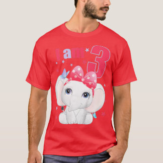 Camiseta Niños de 3 años de edad chica Elefante