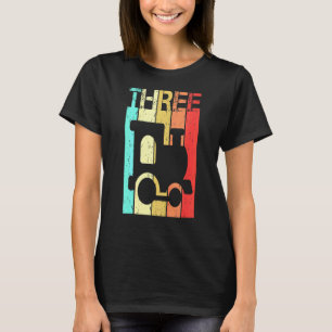 Camiseta Niños de 3 años de edad Cumpleaños Tercer Cumpleañ