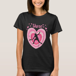 Camiseta Niños de 3 años de edad Cute Tenis Cumpleaños Chic
