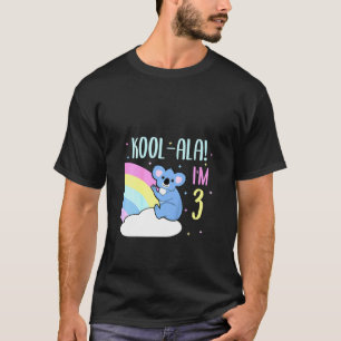 Camiseta Niños de 3 años de edad Tercer cumpleaños Koala Be