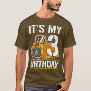 Camiseta Niños de 3 años de edad vehículo de construcción t