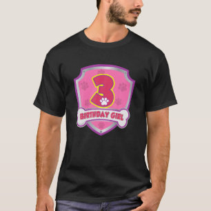 Camiseta Niños De 3 Años Patrulla De Cumpleaños Fiesta N