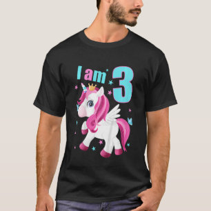 Camiseta Niños De 3 Años Ropa De Cumpleaños Niño Chica Unic