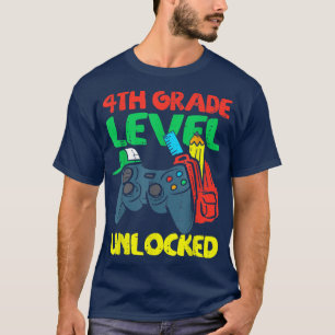 Camiseta Niños de 4º grado Juego de video desbloqueado de p