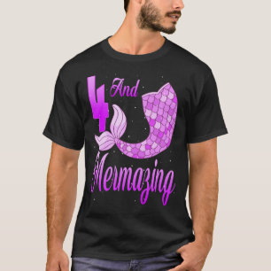 Camiseta Niños de 4 años Chica de Camisas Sirenas D