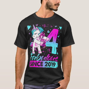Camiseta Niños de 4 años de edad que filman regalos de Unic