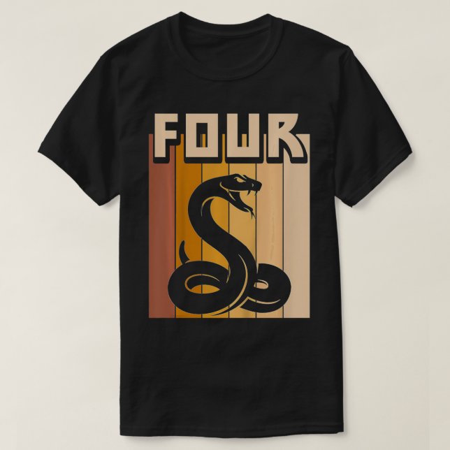 Camiseta Niños De 4 Años De Edad Serpiente Nacimiento Chica (Diseño del anverso)