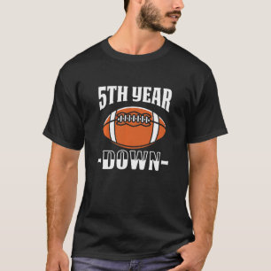 Camiseta Niños de 5º cumpleaños toque de fútbol de Bo de 5