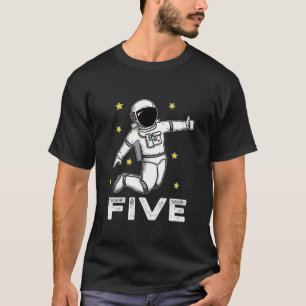 Camiseta Niños de 5 años Astronauta de cumpleaños