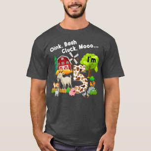Camiseta Niños de 5 años, cinco años, granjero, quinto cump