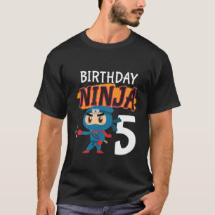 Camiseta Niños De 5 Años De Edad 5ª Nochia Nacimiento Niños