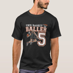 Camiseta Niños de 5 años de edad Buops de partido de cump