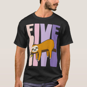 Camiseta Niños de 5 años de edad Chica de cumpleaños 5 días
