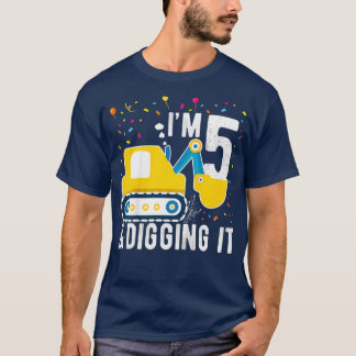 Camiseta Niños de 5 años de edad Construcción