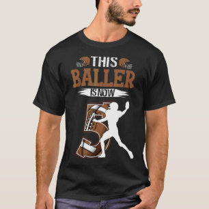Camiseta Niños de 5 años de edad futbolín de 5 años