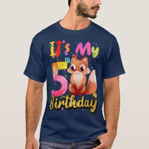 Camiseta Niños De 5 Años De Edad Para Cumpleaños