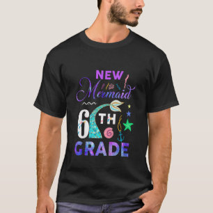 Camiseta Niños de 6º grado Sirenita Chicas Cute Princesa Se