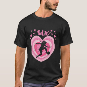 Camiseta Niños De 6 Años Chica De Cumpleaños De Fútbol De 6