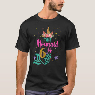 Camiseta Niños de 6 años, Chica de cumpleaños, sirvienta un