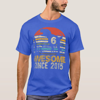 Camiseta Niños de 6 años de dinosaurio desde
