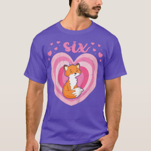 Camiseta Niños de 6 años de edad Chica de cumpleaños 6º cum