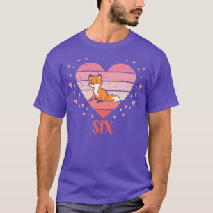 Camiseta Niños de 6 años de edad Chica de cumpleaños 6 días