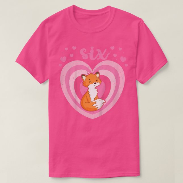 Camiseta Niños de 6 años de edad Chica de cumpleaños 6th Bd (Diseño del anverso)