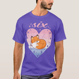 Camiseta Niños de 6 años de edad Chica de cumpleaños de Fox