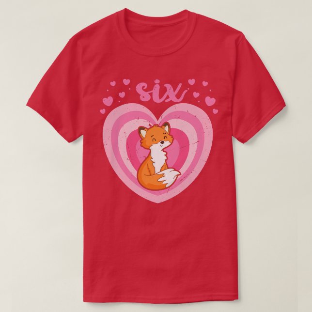 Camiseta Niños de 6 años de edad Chica del cumpleaños de la (Diseño del anverso)