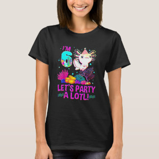 Camiseta Niños de 6 años de edad Chicas de Axolotl Boys