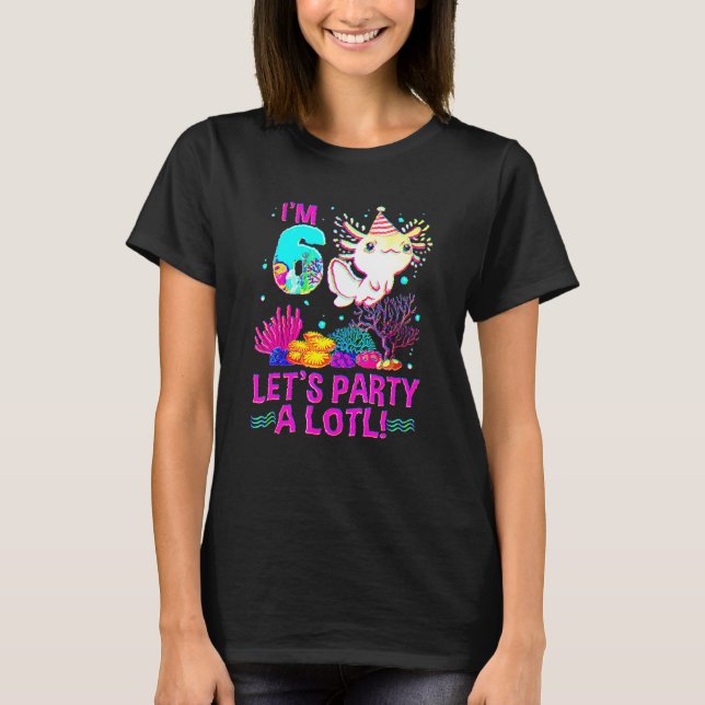 Camiseta Niños de 6 años de edad Chicas de Axolotl Boys (Anverso)
