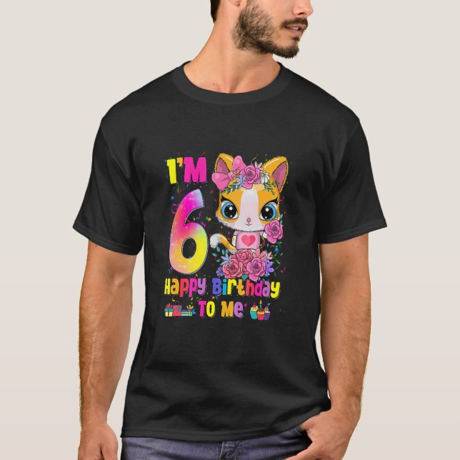 Camiseta Niños De 6 Años De Edad Chicas De Cumpleaños Eens  (Anverso)
