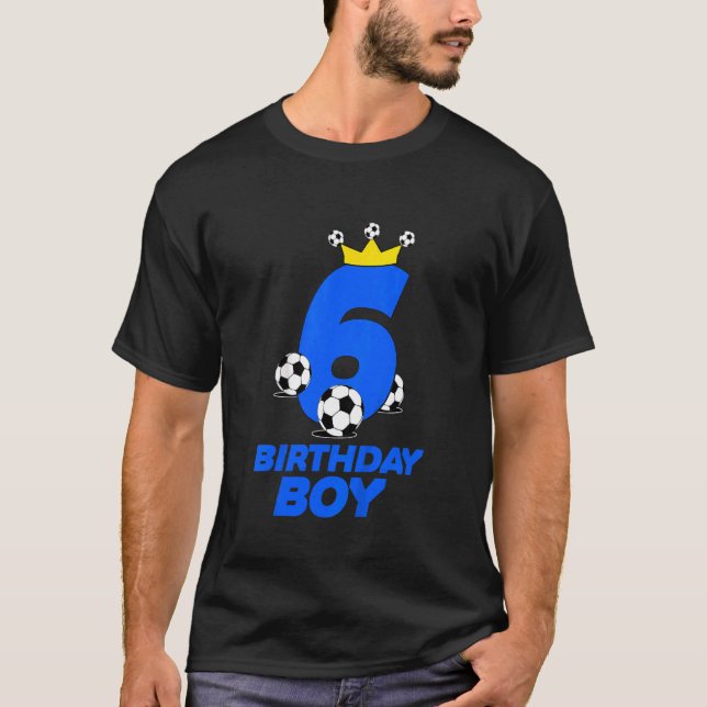 Camiseta Niños de 6 años de edad Fútbol 6Bday Sport Pl (Anverso)