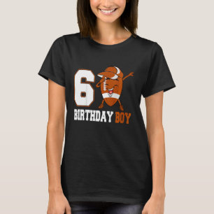 Camiseta Niños de 6 años jugando al fútbol 6º cumpleaños