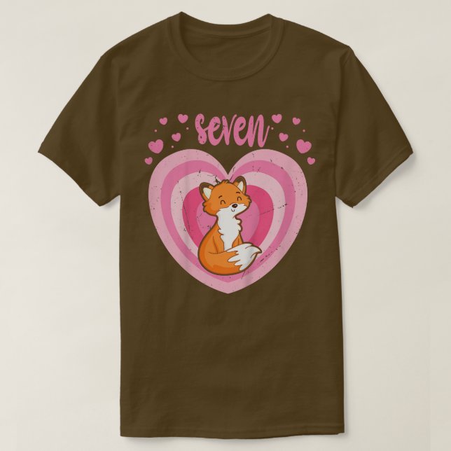 Camiseta Niños de 7 años de edad Chica de cumpleaños 7th Bd (Diseño del anverso)