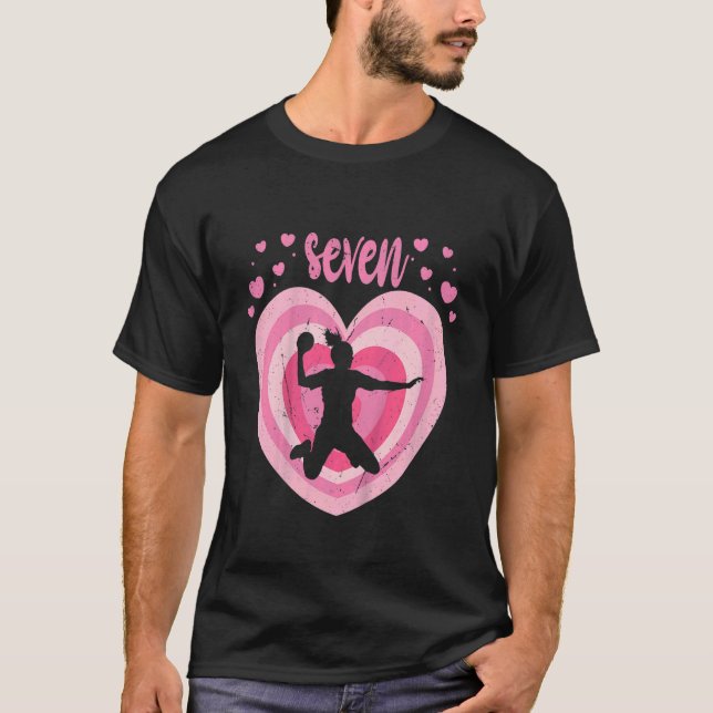 Camiseta Niños de 7 años de edad Cute Handball Chica de cum (Anverso)