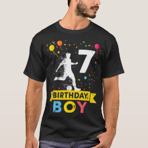 Camiseta Niños de 7 años Nacimiento Niño Fútbol 7 cumpleaño