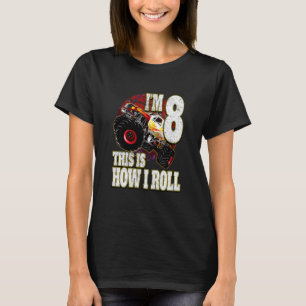 Camiseta Niños De 8 Años Aman Camión Monstrual