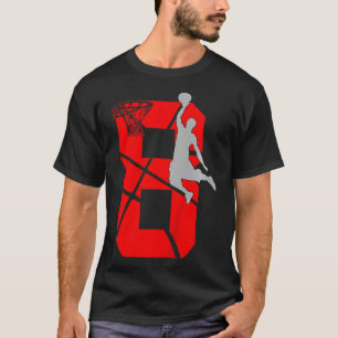 Camiseta Niños de 8 años de edad Fiesta de cumpleaños de ba